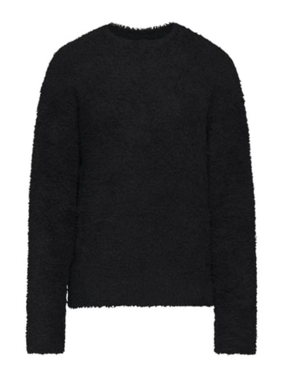 NWT SKIMS Cozy Knit Unisex Pullover in Onyx S/M LOUNGE CASUAL KNIT FLEECE